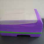 Large purple ASA 3D printed assembly